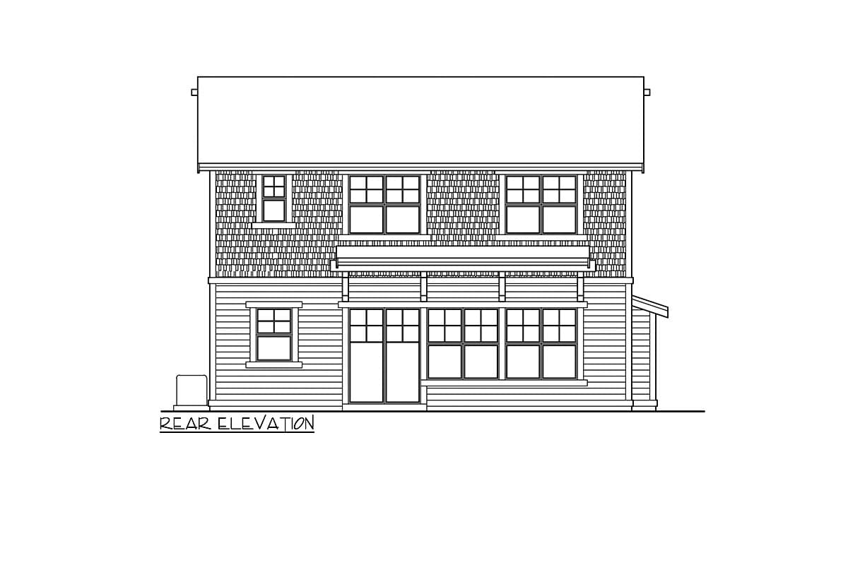 Plan 23988JD: Two-Story Craftsman House Plan with Open Concept Great Room - 2303 Sq Ft - Image #16 - Craftsman, Northwest, Shingle