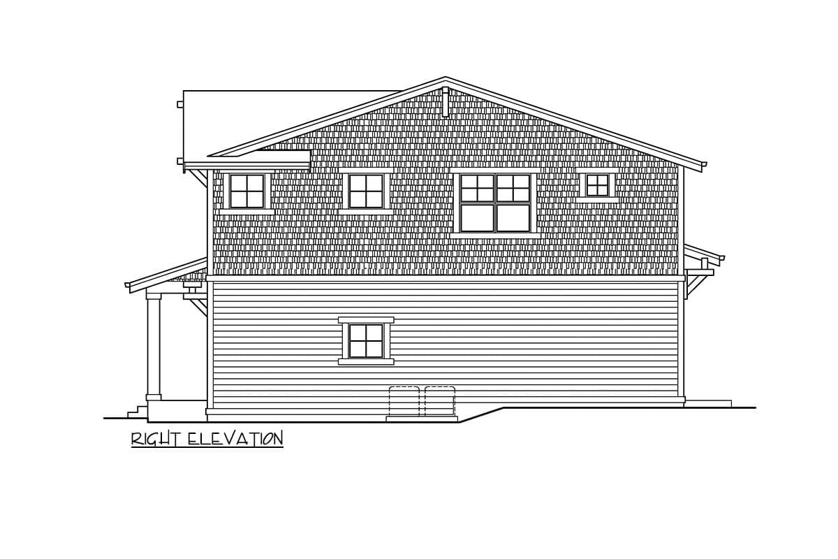 Plan 23988JD: Two-Story Craftsman House Plan with Open Concept Great Room - 2303 Sq Ft - Image #17 - Craftsman, Northwest, Shingle