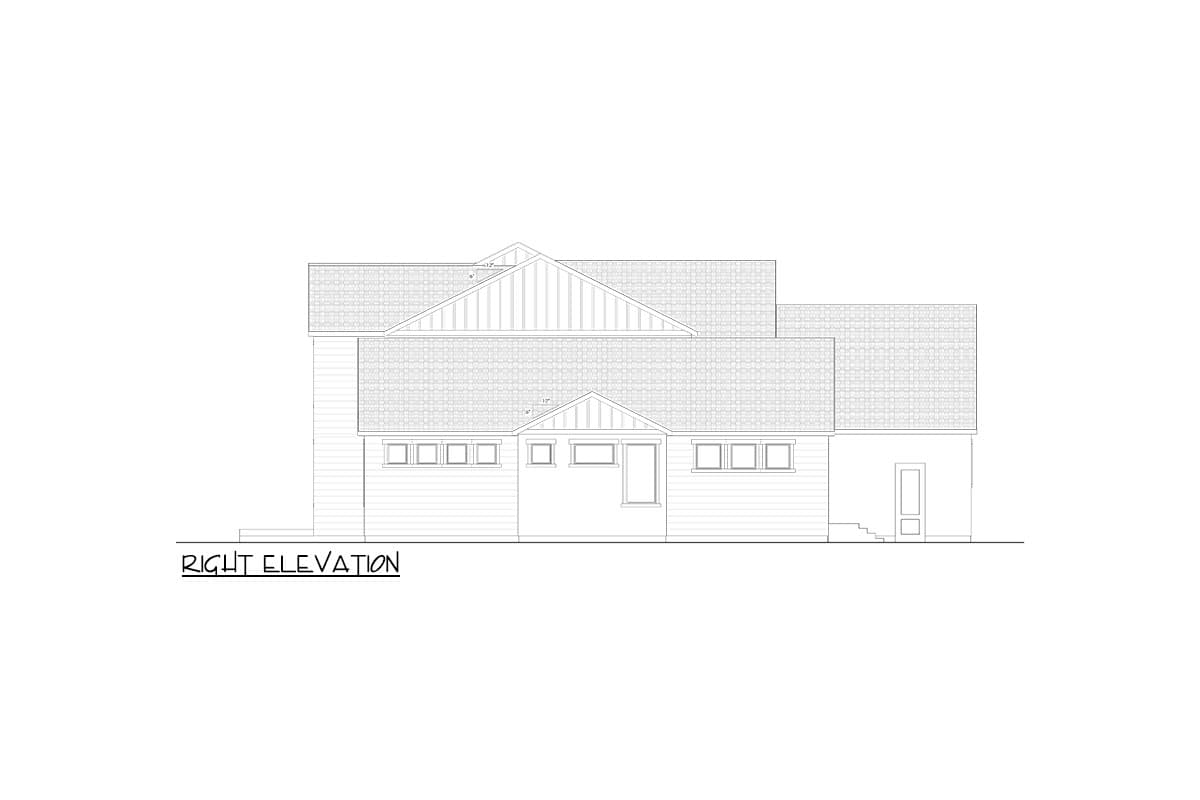 Plan 490115NAH: 7-Bedroom Transitional House Plan with Finished Lower Level - 5894 Sq Ft - Image #10 - Contemporary, Transitional