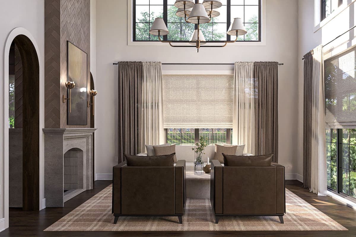 Plan 623447DJ: 3-Bed Modern Victorian House Plan with Two-Story Great Room - 2895 Sq Ft - Image #18 - European, Transitional, Victorian