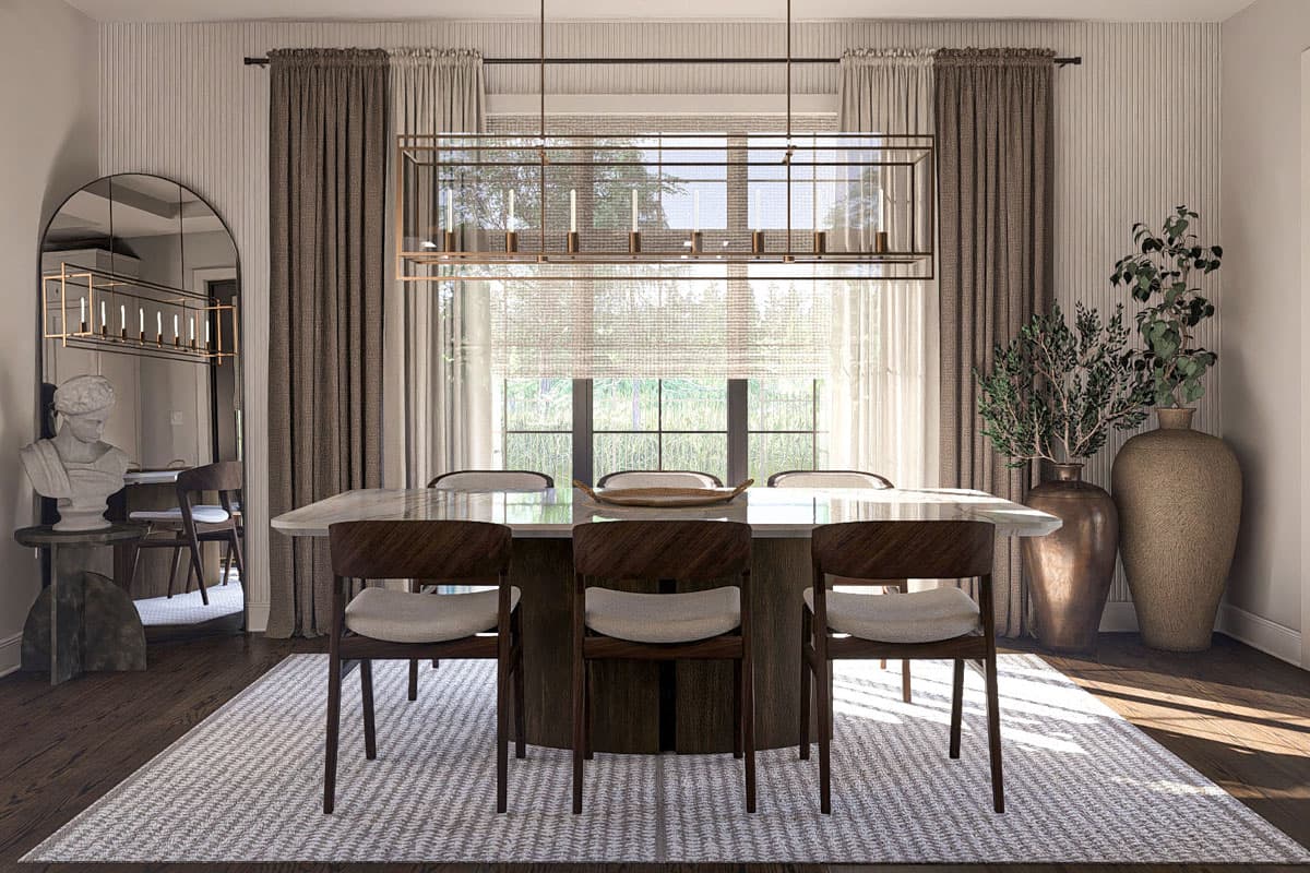 Plan 623447DJ: 3-Bed Modern Victorian House Plan with Two-Story Great Room - 2895 Sq Ft - Image #16 - European, Transitional, Victorian