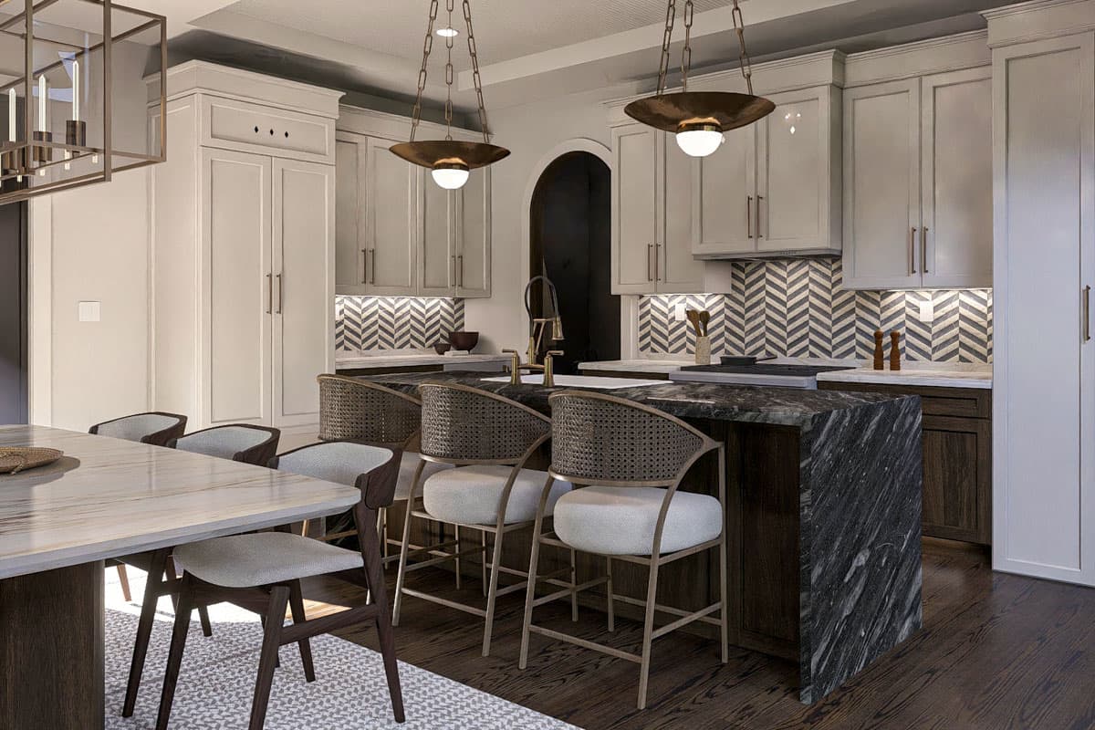 Plan 623447DJ: 3-Bed Modern Victorian House Plan with Two-Story Great Room - 2895 Sq Ft - Image #15 - European, Transitional, Victorian