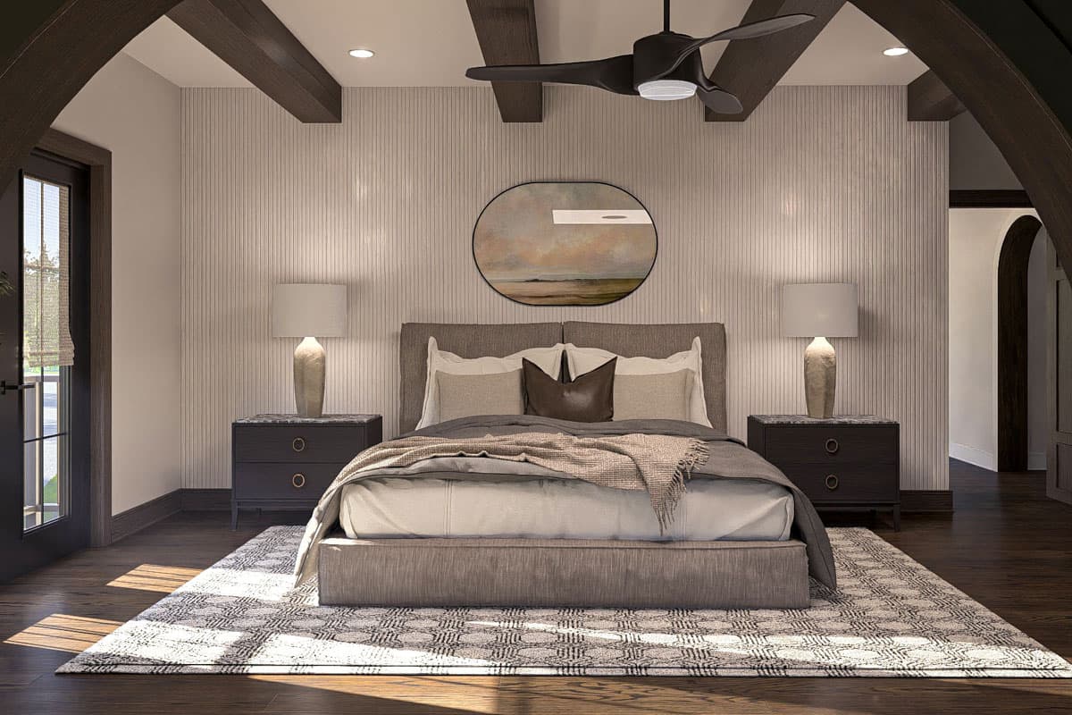 Plan 623447DJ: 3-Bed Modern Victorian House Plan with Two-Story Great Room - 2895 Sq Ft - Image #20 - European, Transitional, Victorian