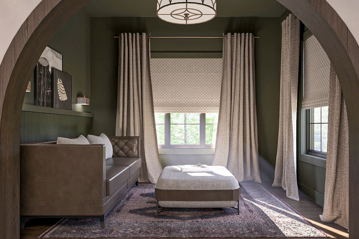 Plan 623447DJ: 3-Bed Modern Victorian House Plan with Two-Story Great Room - 2895 Sq Ft - Image #23 - European, Transitional, Victorian