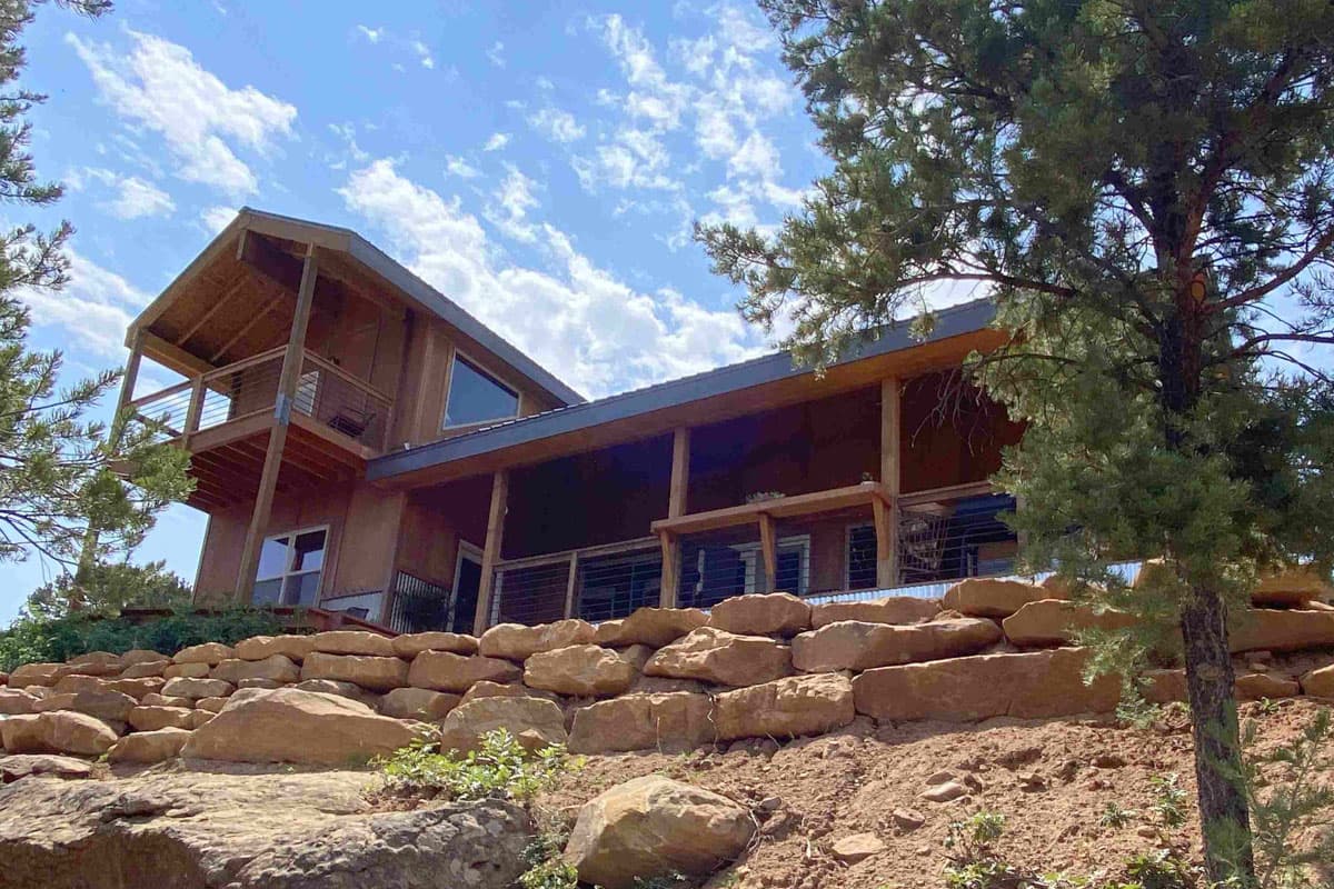 Plan 680481VR: 3-Bed Rustic Mountain House Plan with Vaulted Two-Story Great Room - 2230 Sq Ft - Image #4 - Country, Mountain, Rustic