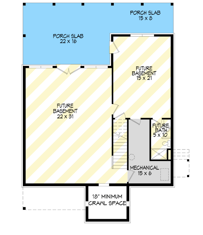 Plan 680482VR: 3-Bed Rustic Mountain House Plan with Two-Story House Plan - 1910 Sq Ft - Floor Plan - Optionally Finished Lower Level - Mountain, Rustic
