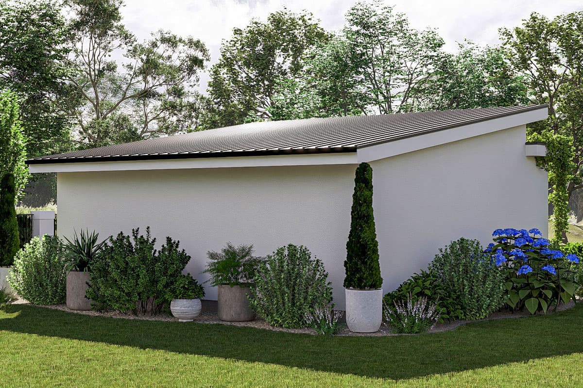 Plan 623448DJ: 1-Bed Mediterranean-Style ADU House Plan - 602 Sq Ft - Image #6 - Mediterranean