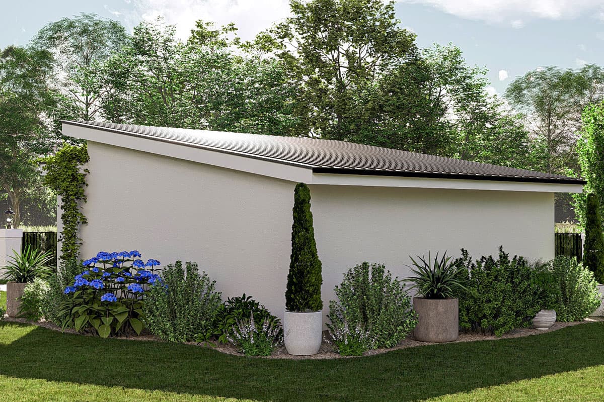 Plan 623448DJ: 1-Bed Mediterranean-Style ADU House Plan - 602 Sq Ft - Image #7 - Mediterranean