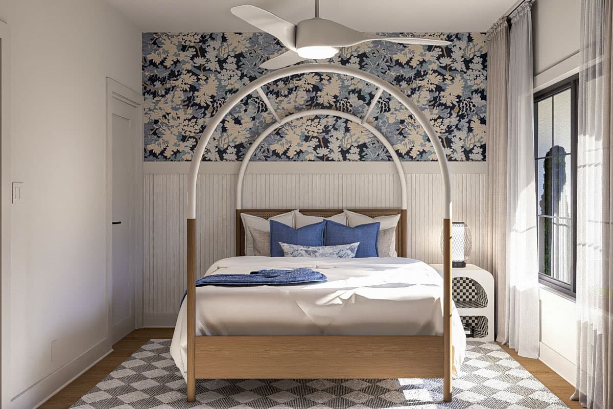 Plan 623448DJ: 1-Bed Mediterranean-Style ADU House Plan - 602 Sq Ft - Image #12 - Mediterranean