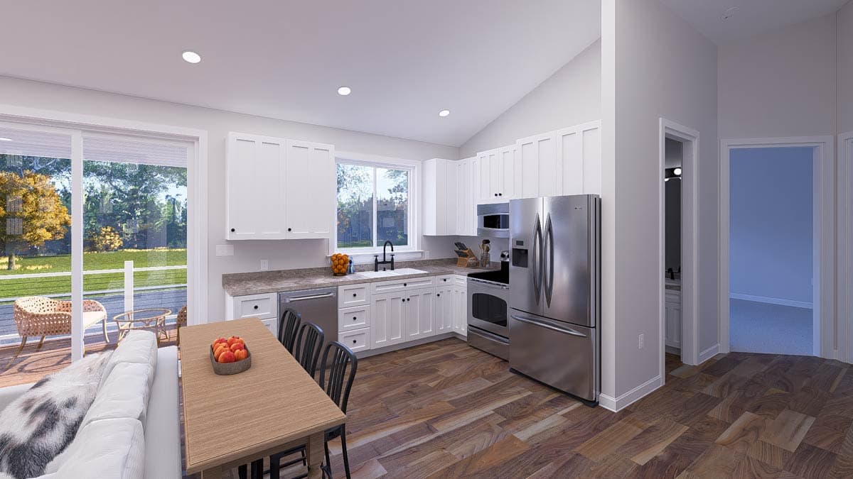 Plan 61550UT: 2-Bed Traditional Plan with RV Garage - 1731 Sq Ft - Image #12 - Traditional