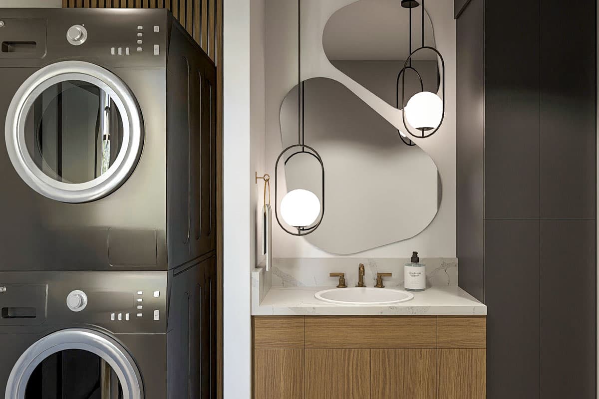 Plan 623449DJ: 1-Bed Modern ADU House Plan with Patio - 583 Sq Ft - Image #16 - Contemporary, Modern, Vacation