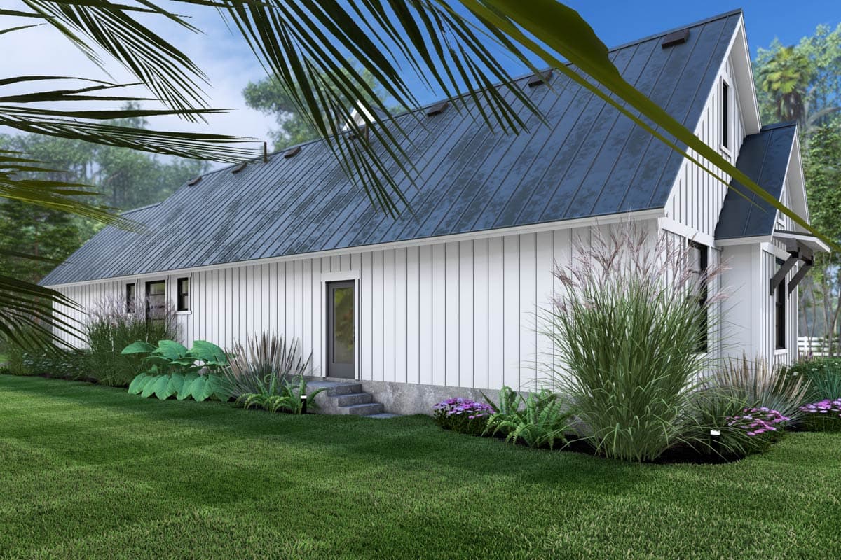 Plan 16932WG: 3-Bed 3-Bath New American Modern Farmhouse with Bonus Room Above the Garage - 3000 Sq Ft - Image #4 - Contemporary, Country, Modern Farmhouse, New American