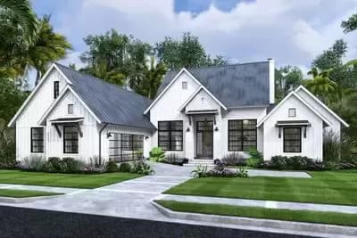 3-Bed 3-Bath New American Modern Farmhouse with Bonus Room Above the Garage - 3000 Sq Ft