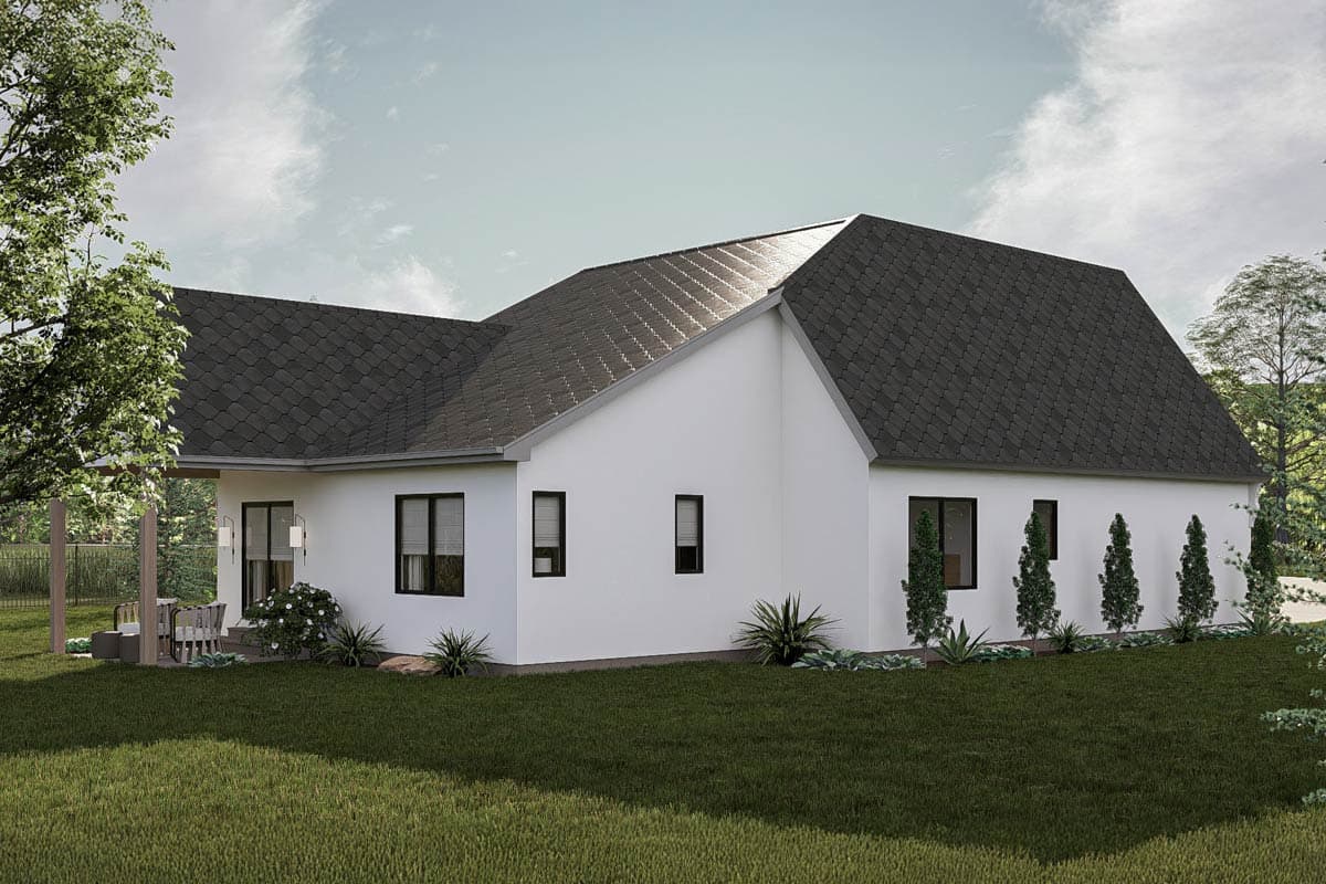 Plan 623450DJ: One-Story Tudor House Plan with Cathedral Great Room - 1546 Sq Ft - Image #16 - Tudor