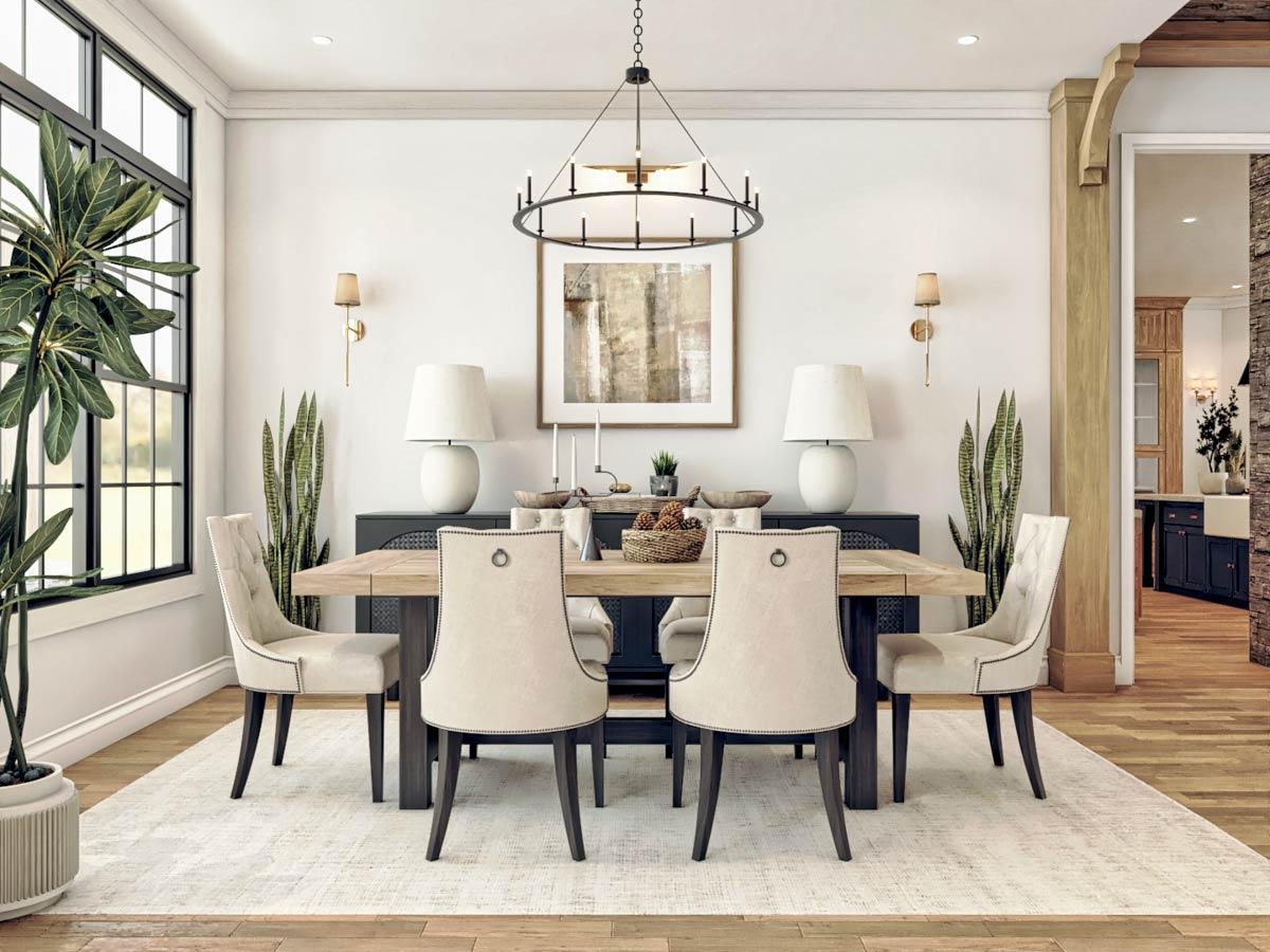 Plan 25837GE: Single-Story New American Craftsman with Angled Garage - 6387 Sq Ft - Image #16 - Craftsman, Mountain, New American, Ranch