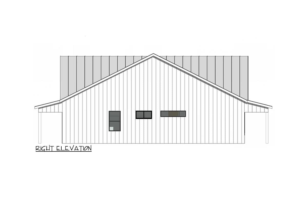 Plan 421000HFC: Modern Farmhouse House Plan with Vaulted Ceilings and Flex Room - Image #5 - Cottage, Farmhouse, Modern Farmhouse