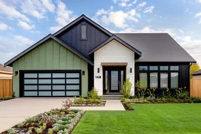 3-Bed New American House Plan with Flex Room - 2110 Sq Ft