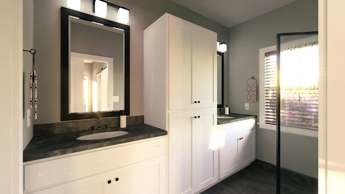 Plan 25048DH: 4-Bed Modern Farmhouse Ranch House Plan with Flex Room Home Office - 2352 Sq Ft - Image #13 - Country, Modern Farmhouse, Ranch, Traditional