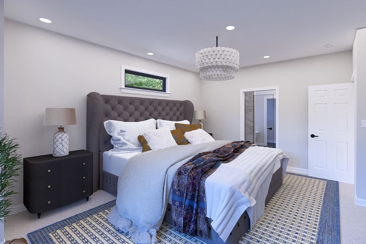 Plan 61551UT: 4-Bed Prairie-Style House Plan with Home Office and Master on First Floor - 2643 Sq Ft - Image #23 - Northwest, Prairie, Traditional