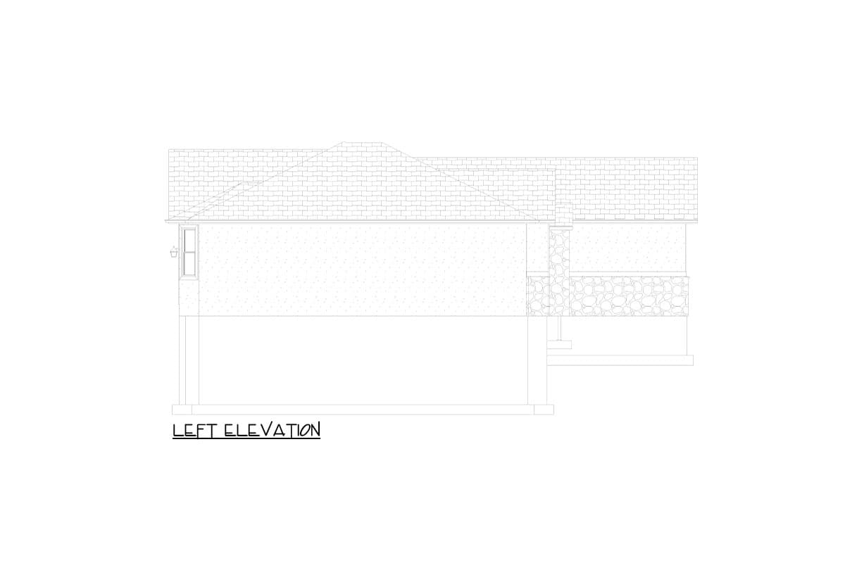 Plan 61552UT: 3-Bed Ranch House Plan with Optionally Finished Lower Level - 1800 Sq Ft - Image #9 - Ranch, Traditional