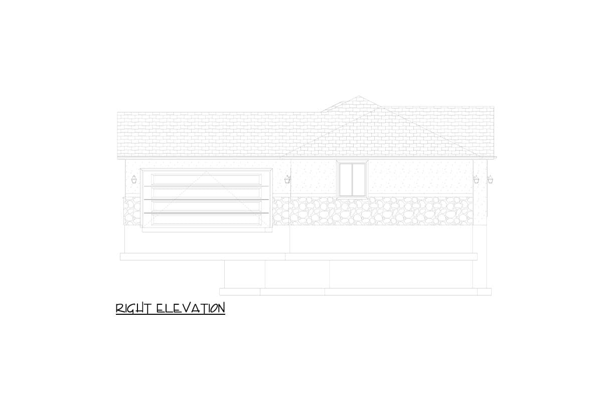 Plan 61552UT: 3-Bed Ranch House Plan with Optionally Finished Lower Level - 1800 Sq Ft - Image #11 - Ranch, Traditional
