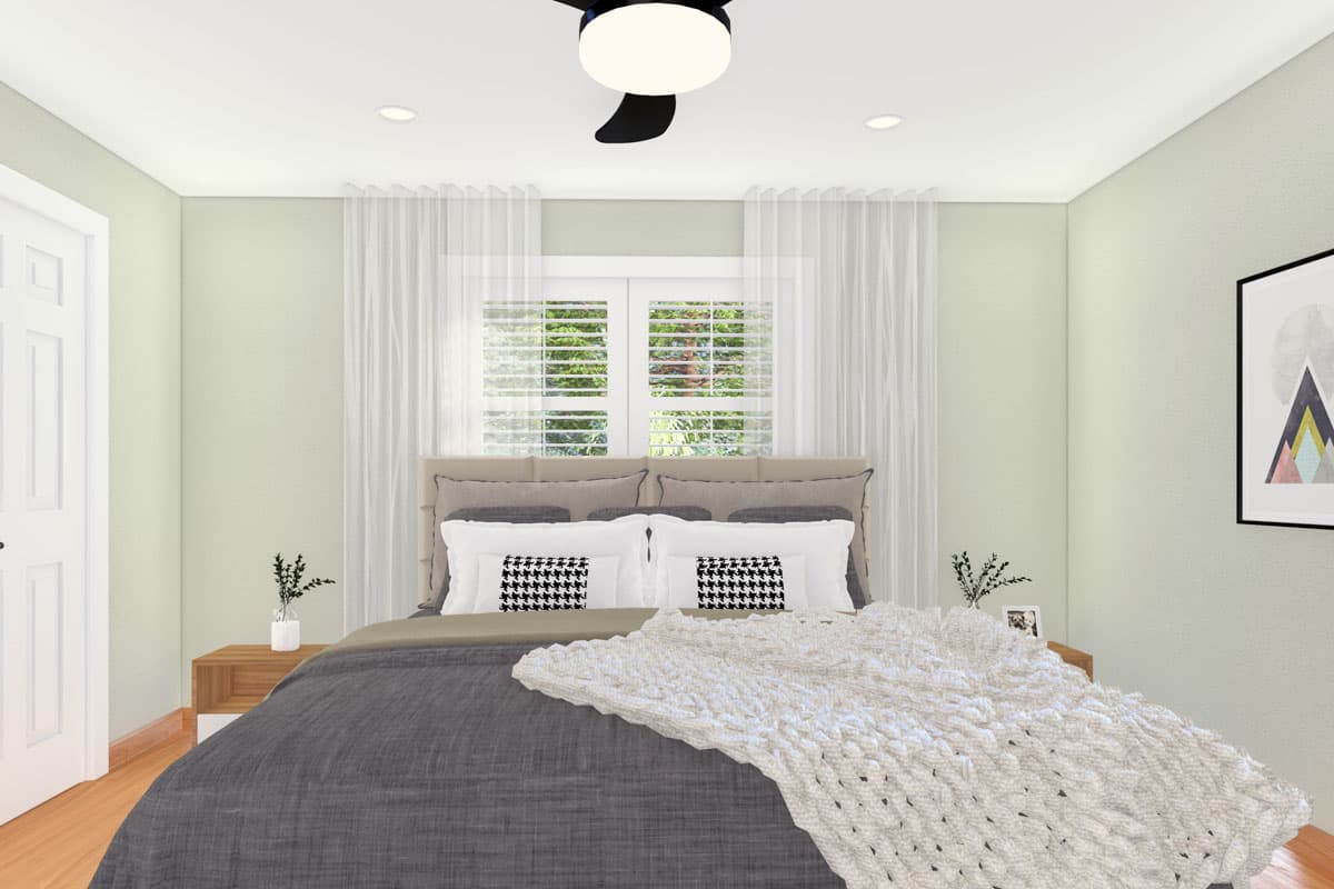 Plan 61553UT: 3-Bed Single-Story House Plan with Optionally Finished Lower Level - 1615 Sq Ft - Image #7 - Ranch, Traditional