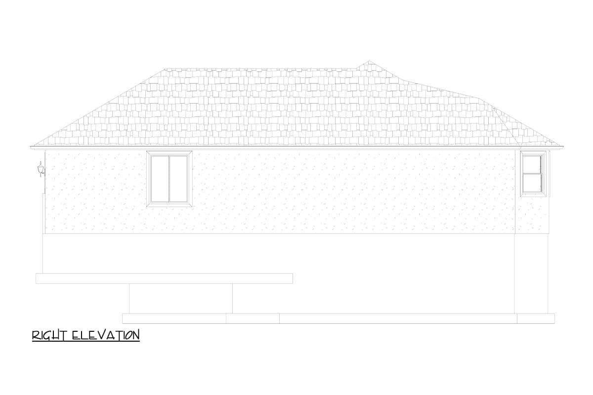 Plan 61553UT: 3-Bed Single-Story House Plan with Optionally Finished Lower Level - 1615 Sq Ft - Image #11 - Ranch, Traditional