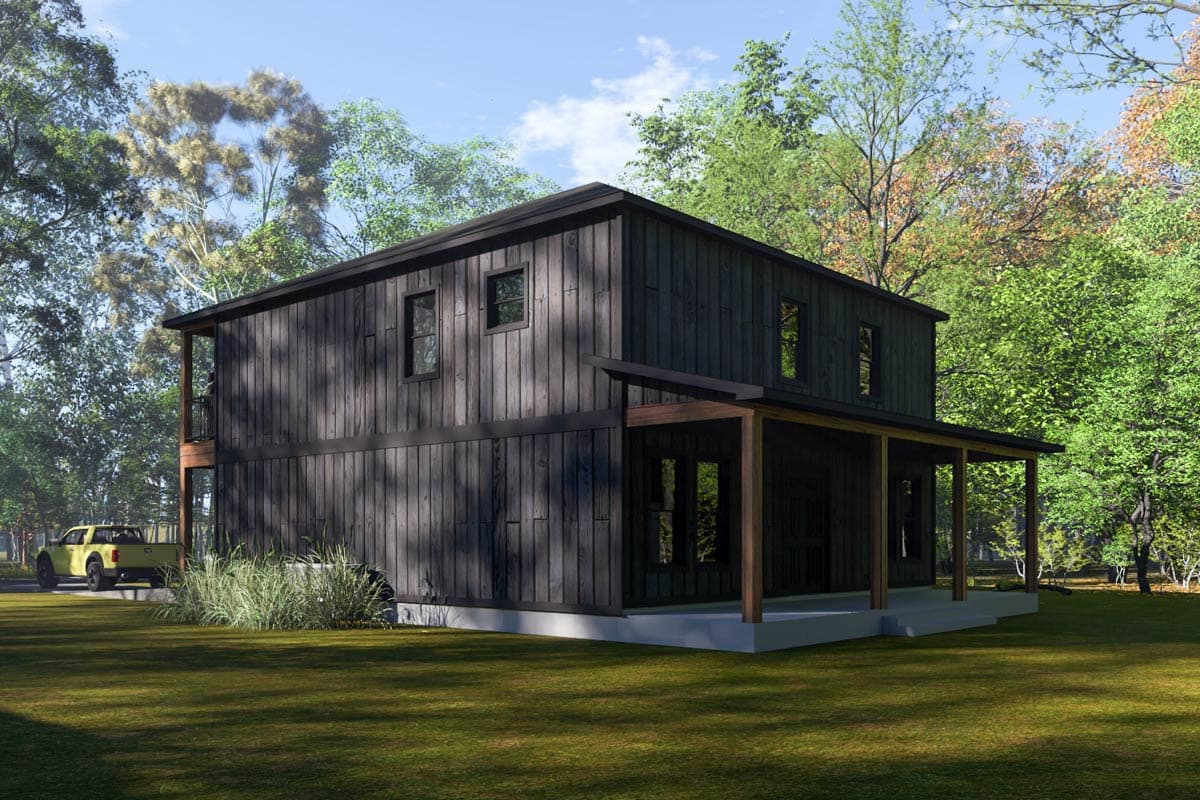 Plan 461047DNN: Two-Story Mountain House Plan with Loft Space - 2570 Sq Ft - Image #5 - Country, Mountain, Rustic