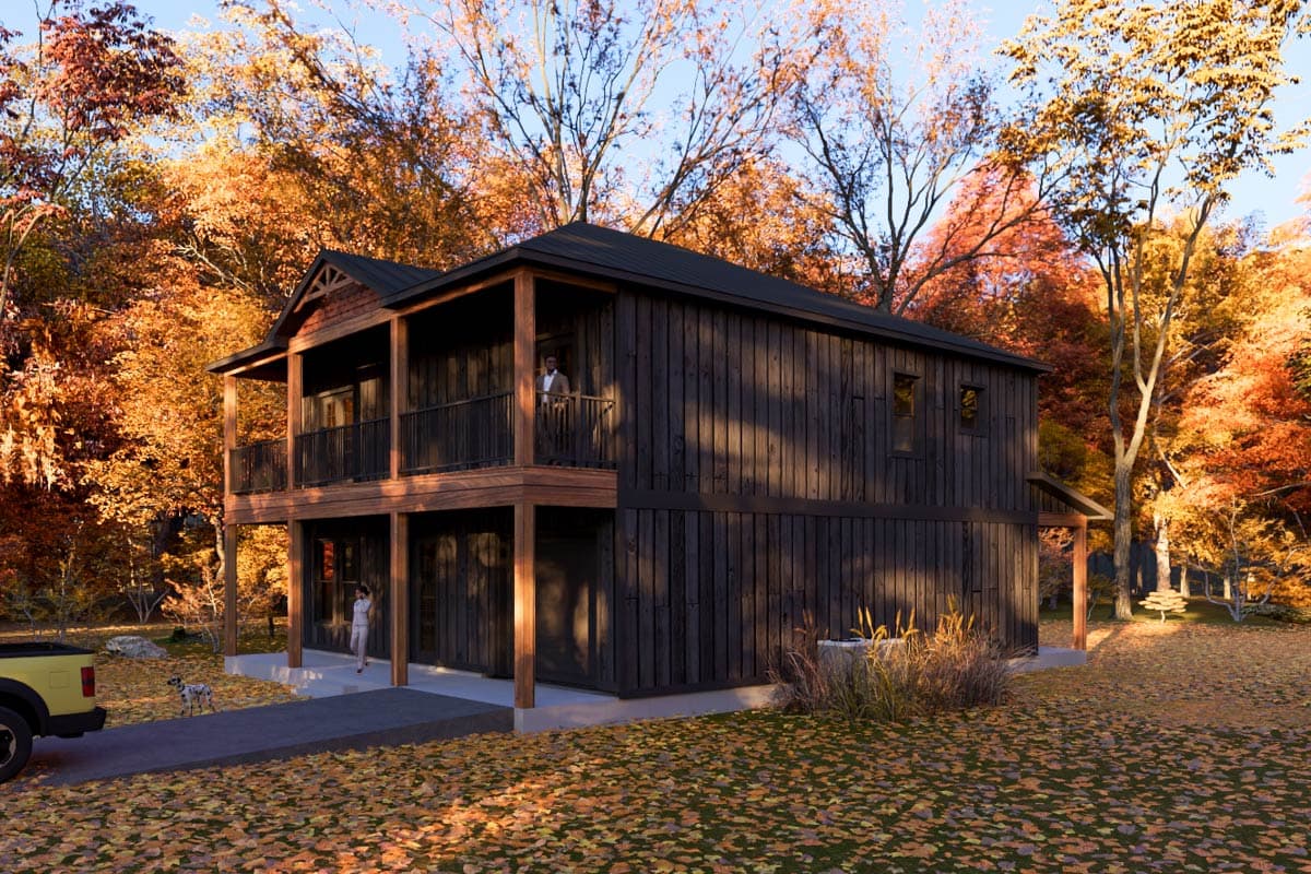 Plan 461047DNN: Two-Story Mountain House Plan with Loft Space - 2570 Sq Ft - Image #7 - Country, Mountain, Rustic