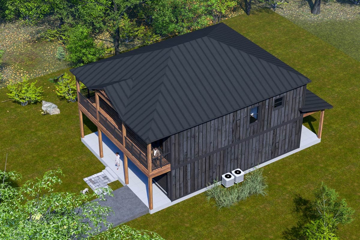 Plan 461047DNN: Two-Story Mountain House Plan with Loft Space - 2570 Sq Ft - Image #8 - Country, Mountain, Rustic