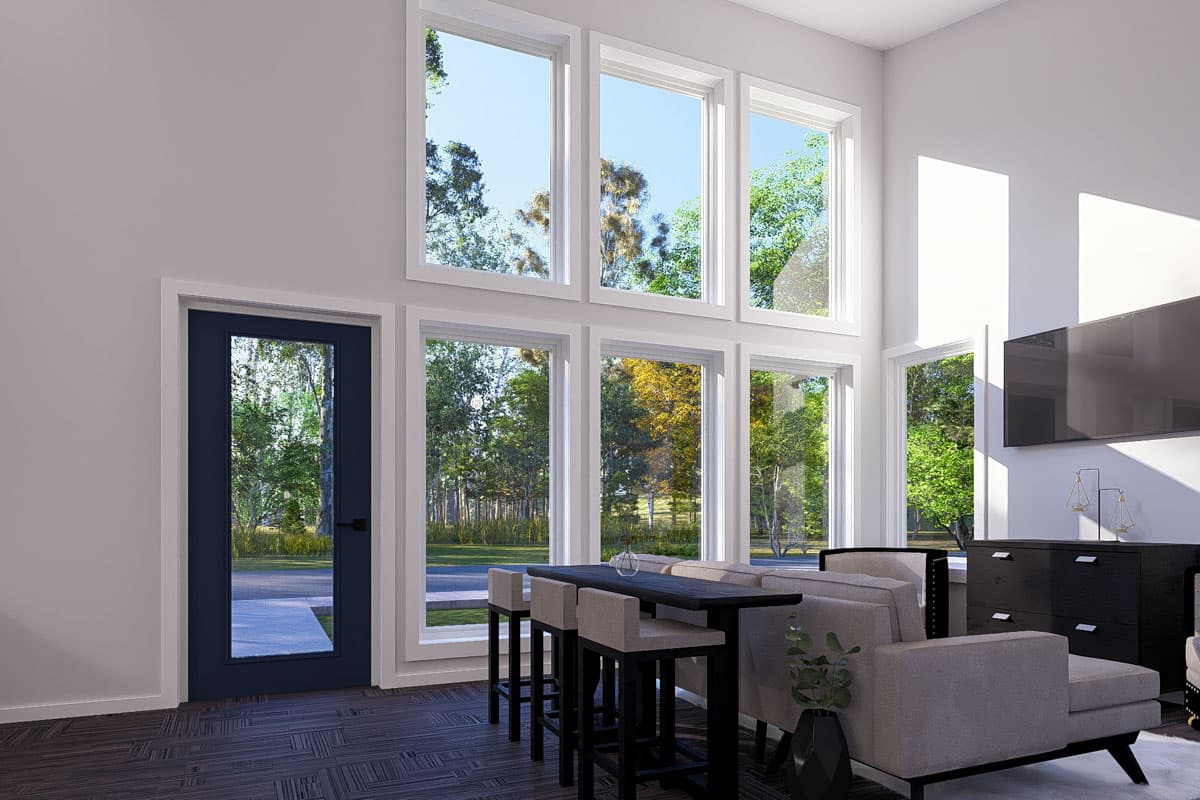 Plan 52386WM: 2-Bed Contemporary Cottage ADU House Plan Under 630 Sq Ft - Image #10 - Contemporary, Cottage