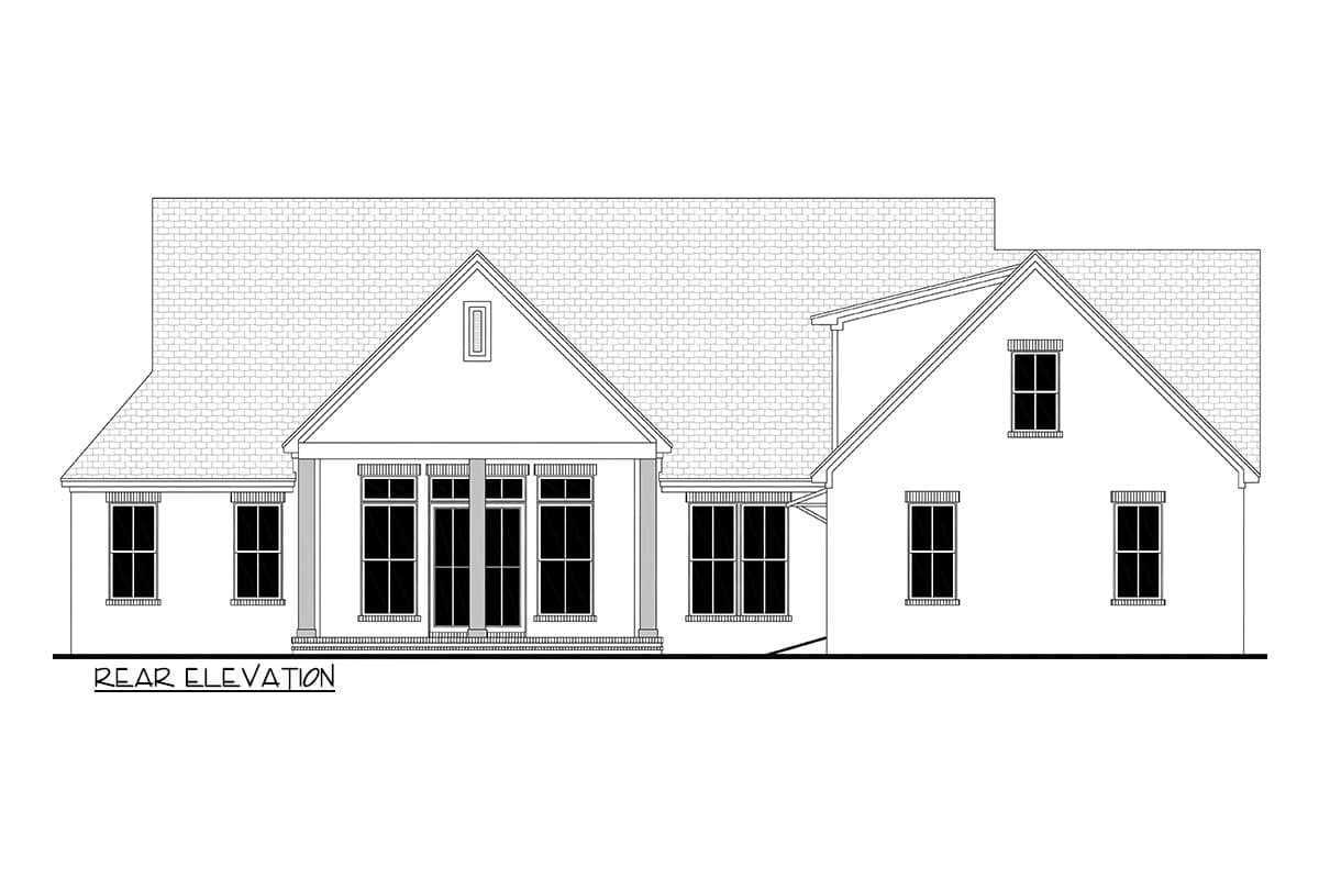 Plan 51983HZ: 3-Bed Transitional Country Cottage House Plan Under 2500 Square Feet - Image #5 - Cottage, Country, Modern, New American, Transitional
