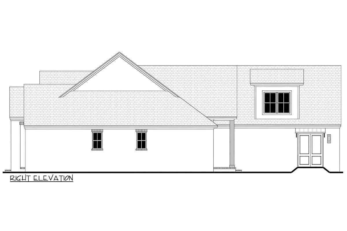 Plan 51983HZ: 3-Bed Transitional Country Cottage House Plan Under 2500 Square Feet - Image #6 - Cottage, Country, Modern, New American, Transitional