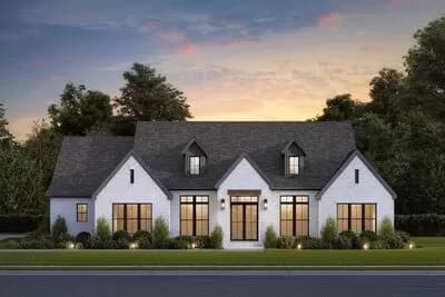 3-Bed Transitional Country Cottage House Plan Under 2500 Square Feet