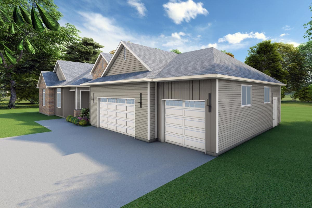 Plan 506006BRY: 4-Bed Traditional House Plan with Home Office - 2717 Sq Ft - Image #8 - Ranch, Traditional