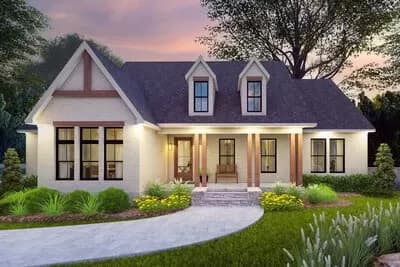 3-Bedroom Modern Farmhouse with Vaulted Great Room - 2112 Sq Ft
