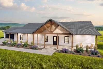 4-Bed Single-Story Craftsman with Sunroom - 3575 Sq Ft