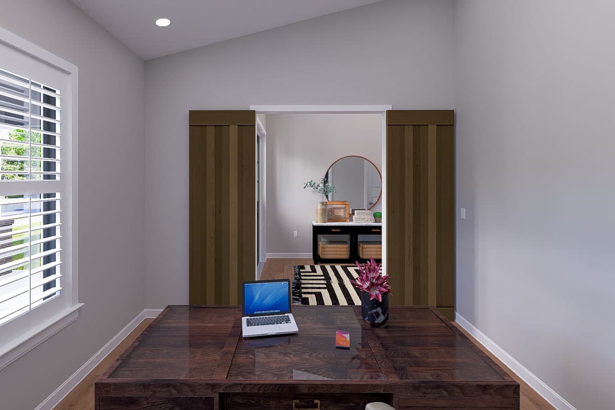 Plan 61554UT: Single-Story Country House Plan with Oversized 3-Car Garage  - 2569 Sq Ft - Image #8 - Country, Traditional