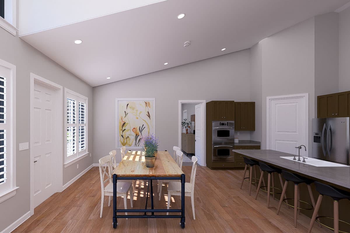 Plan 61554UT: Single-Story Country House Plan with Oversized 3-Car Garage  - 2569 Sq Ft - Image #12 - Country, Traditional