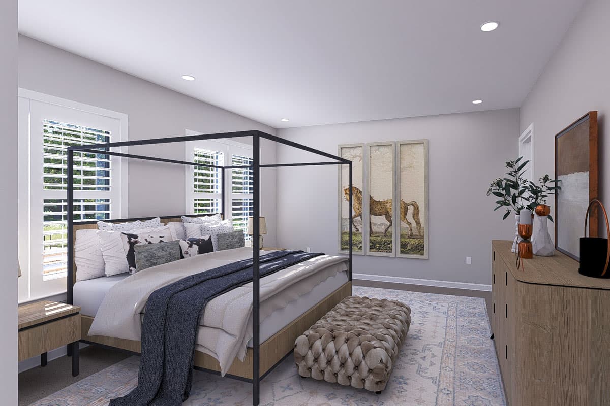 Plan 61554UT: Single-Story Country House Plan with Oversized 3-Car Garage  - 2569 Sq Ft - Image #14 - Country, Traditional