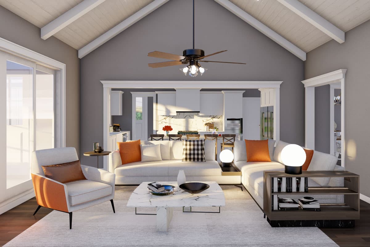 Plan 70903MK: 3-Bedroom Modern Farmhouse Plan with Outdoor Kitchen - 2580 Sq Ft - Image #12 - Country, Farmhouse, Modern Farmhouse