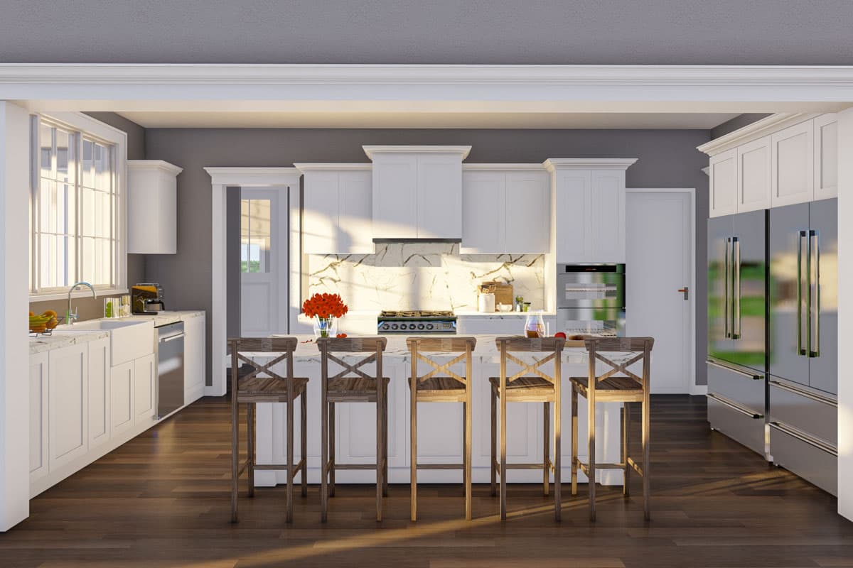 Plan 70903MK: 3-Bedroom Modern Farmhouse Plan with Outdoor Kitchen - 2580 Sq Ft - Image #13 - Country, Farmhouse, Modern Farmhouse