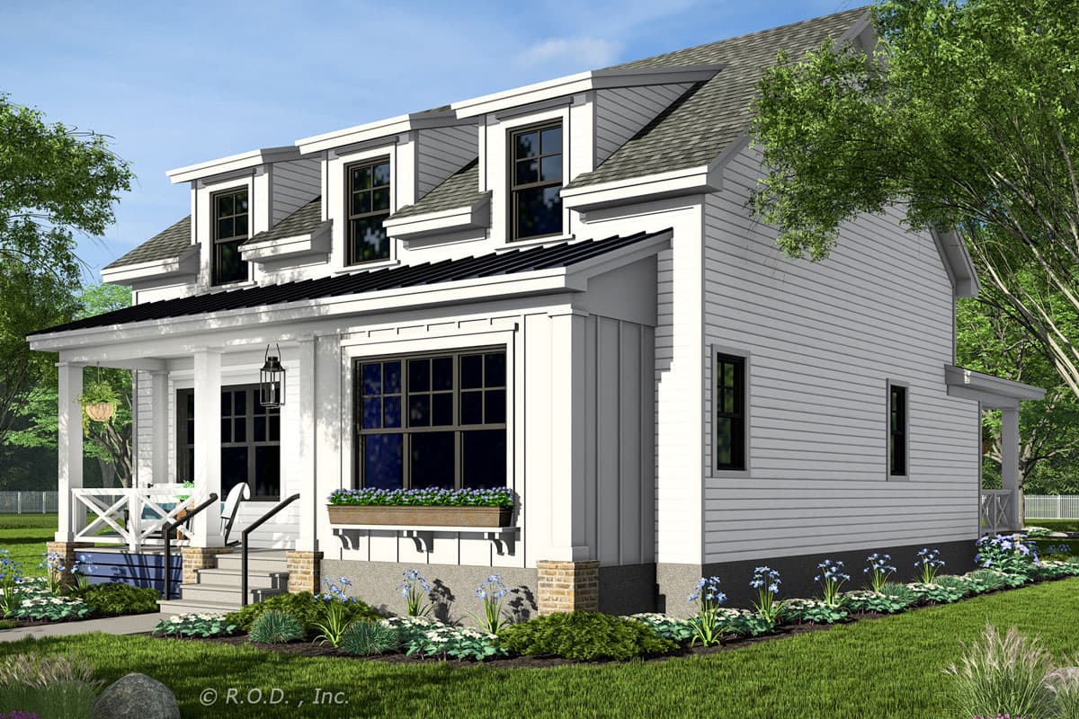Plan 14877RK: 3-Bed Cottage House Plan with Future Space Above - 2230 Sq Ft - Image #5 - Cottage, Craftsman, Farmhouse