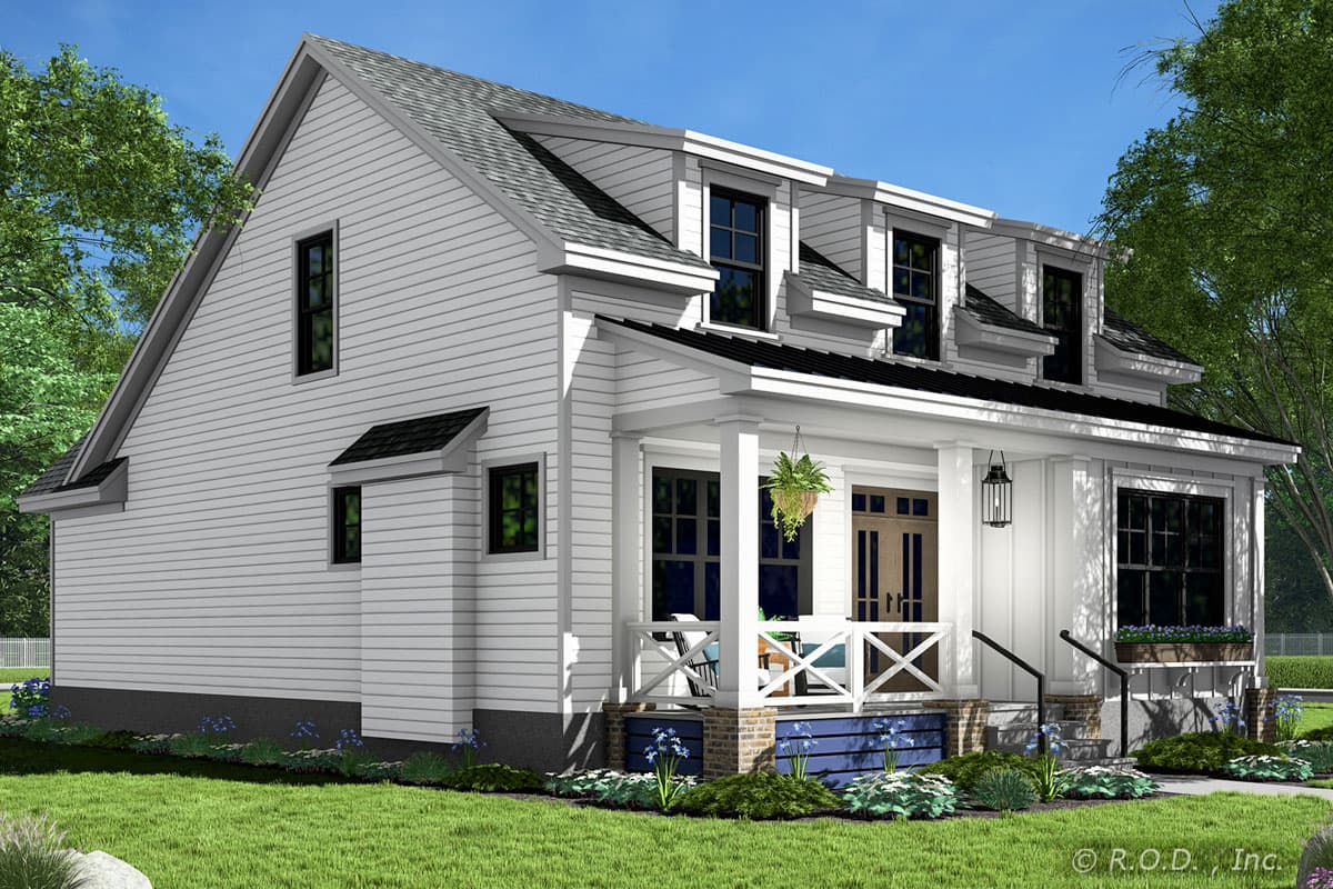 Plan 14877RK: 3-Bed Cottage House Plan with Future Space Above - 2230 Sq Ft - Image #6 - Cottage, Craftsman, Farmhouse