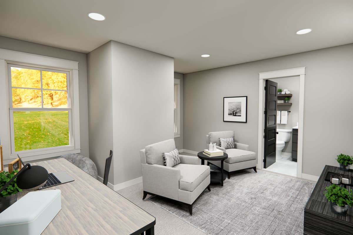 Plan 14877RK: 3-Bed Cottage House Plan with Future Space Above - 2230 Sq Ft - Image #39 - Cottage, Craftsman, Farmhouse