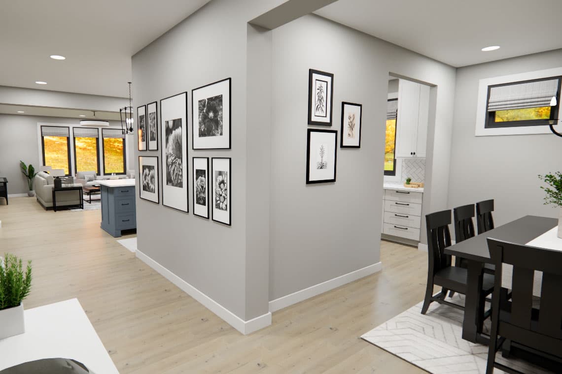 Plan 14881RK: 3-Bed Country Cottage House Plan with Bonus Room - 2385 Sq Ft - Image #7 - Cottage, Country