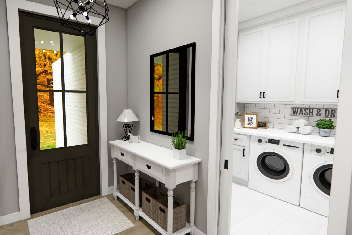 Plan 14881RK: 3-Bed Country Cottage House Plan with Bonus Room - 2385 Sq Ft - Image #9 - Cottage, Country