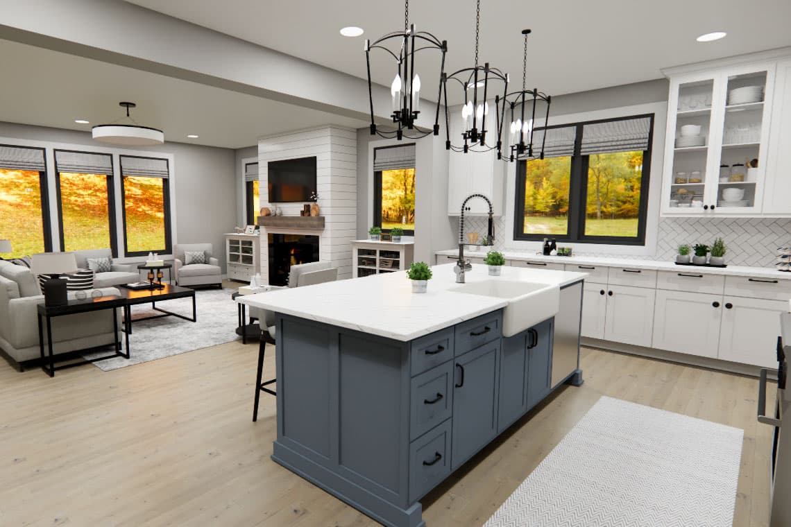 Plan 14881RK: 3-Bed Country Cottage House Plan with Bonus Room - 2385 Sq Ft - Image #12 - Cottage, Country