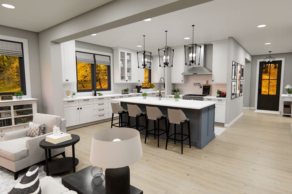 Plan 14881RK: 3-Bed Country Cottage House Plan with Bonus Room - 2385 Sq Ft - Image #13 - Cottage, Country