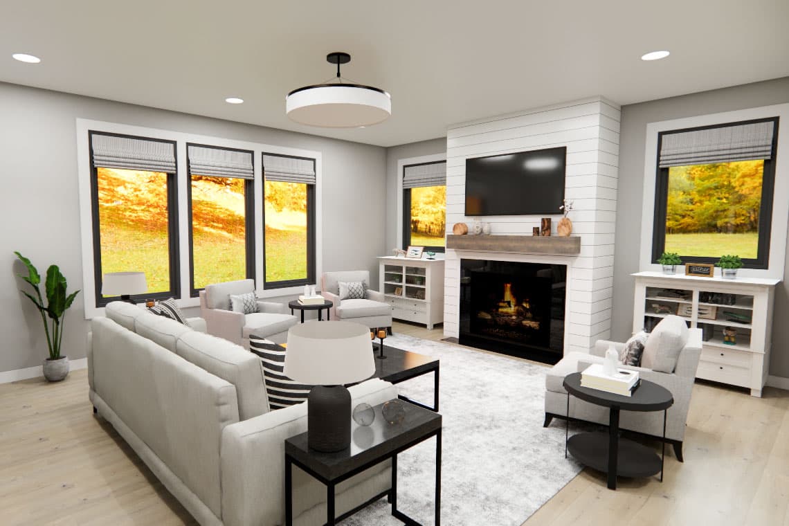 Plan 14881RK: 3-Bed Country Cottage House Plan with Bonus Room - 2385 Sq Ft - Image #16 - Cottage, Country